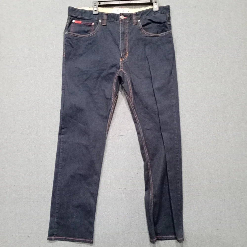 Mountain Khakis Slim Tailored Fit Jeans Mens 38x32 Dark Wash Indigo Denim